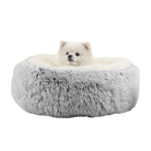 Zacht Pluche Rond Dierenbed - Duke & Scoop