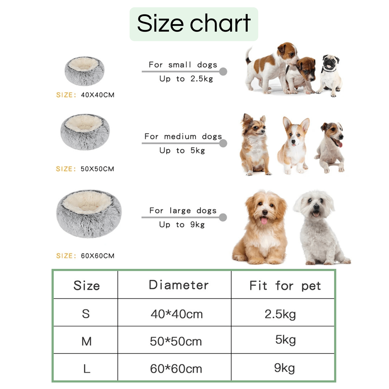 Zacht Pluche Rond Dierenbed - Duke & Scoop
