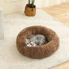 Zachte Donut Hondenmand – Pluche Hondenmand en Kattenmand - Huisdieren Slaapcomfort - Duke & Scoop