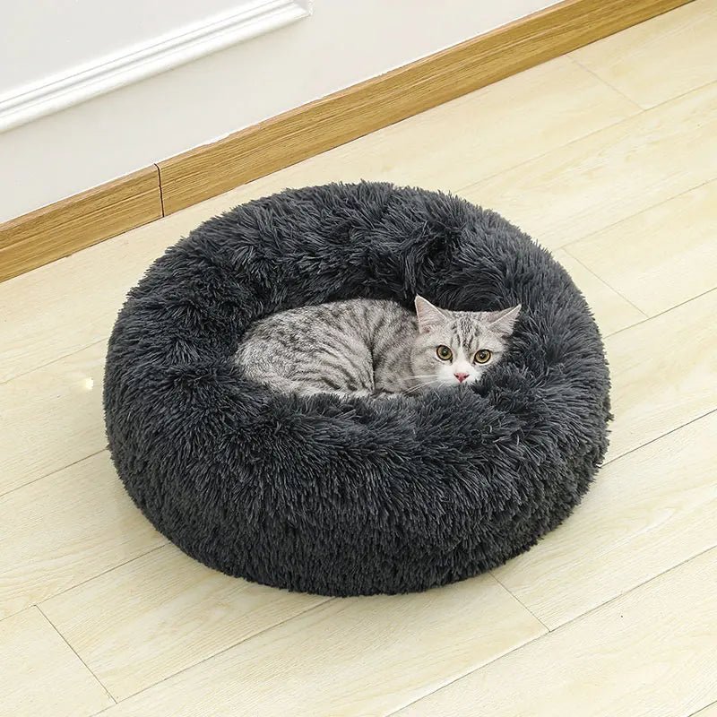 Zachte Donut Hondenmand – Pluche Hondenmand en Kattenmand - Huisdieren Slaapcomfort - Duke & Scoop