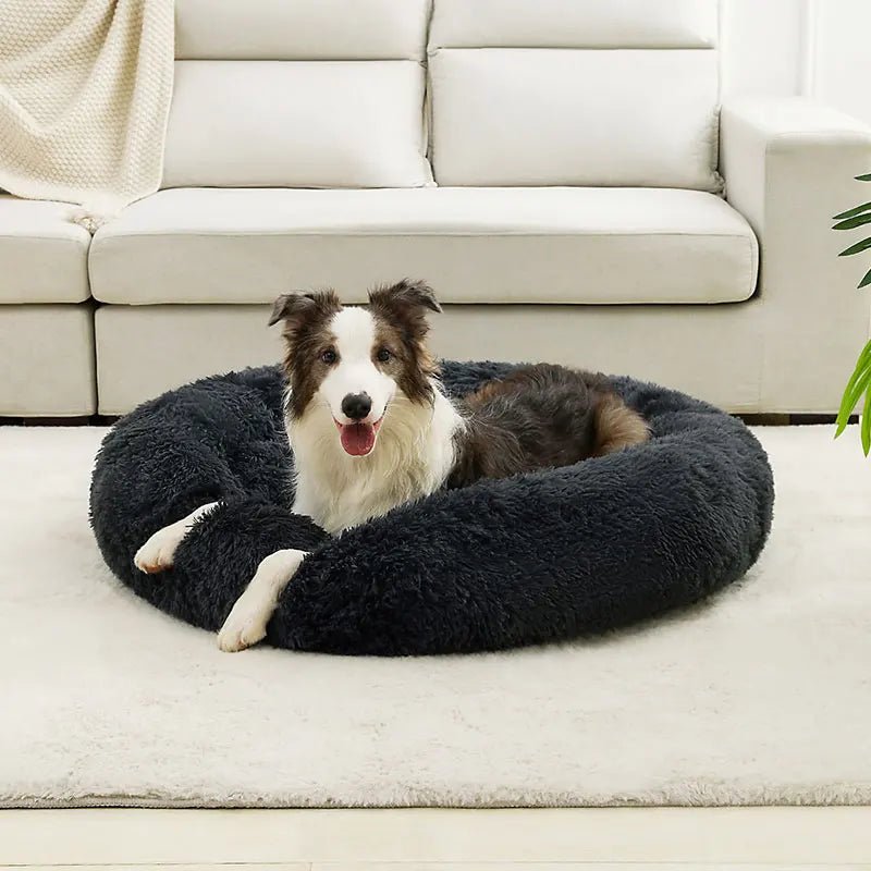 Zachte Donut Hondenmand – Pluche Hondenmand en Kattenmand - Huisdieren Slaapcomfort - Duke & Scoop