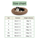 Zachte Donut Hondenmand – Pluche Hondenmand en Kattenmand - Huisdieren Slaapcomfort - Duke & Scoop