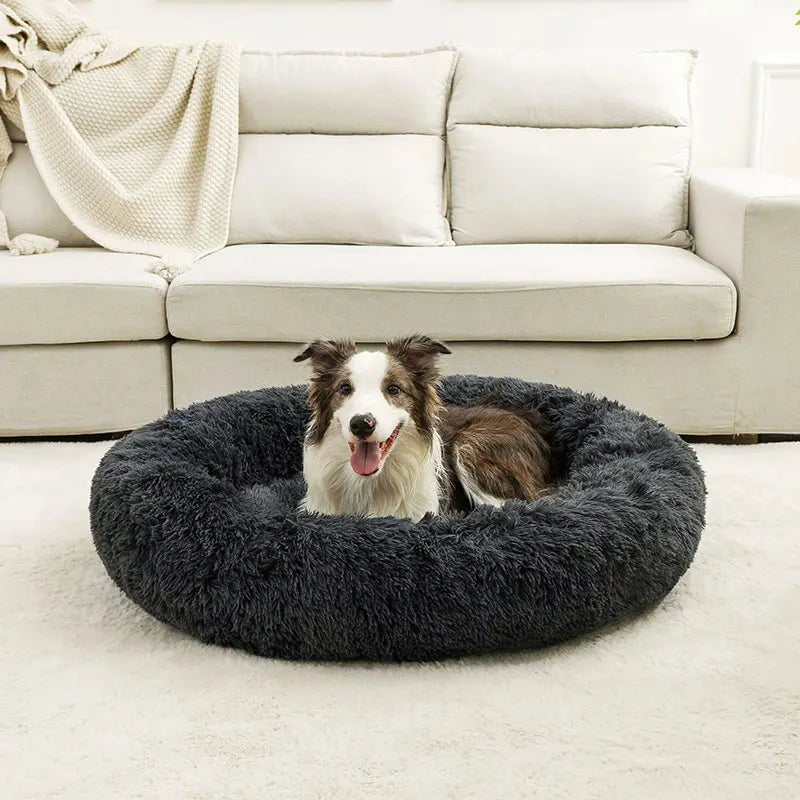 Zachte Donut Hondenmand – Pluche Hondenmand en Kattenmand - Huisdieren Slaapcomfort - Duke & Scoop