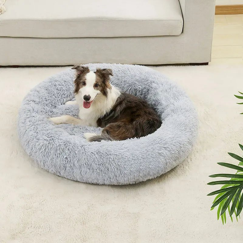 Zachte Donut Hondenmand – Pluche Hondenmand en Kattenmand - Huisdieren Slaapcomfort - Duke & Scoop