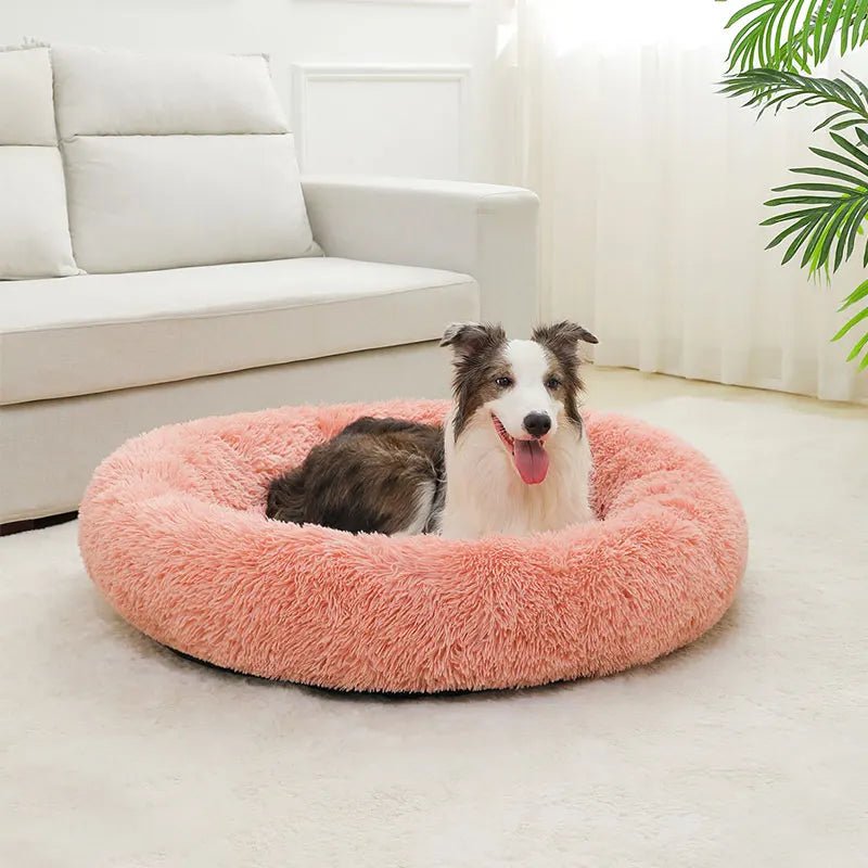 Zachte Donut Hondenmand – Pluche Hondenmand en Kattenmand - Huisdieren Slaapcomfort - Duke & Scoop