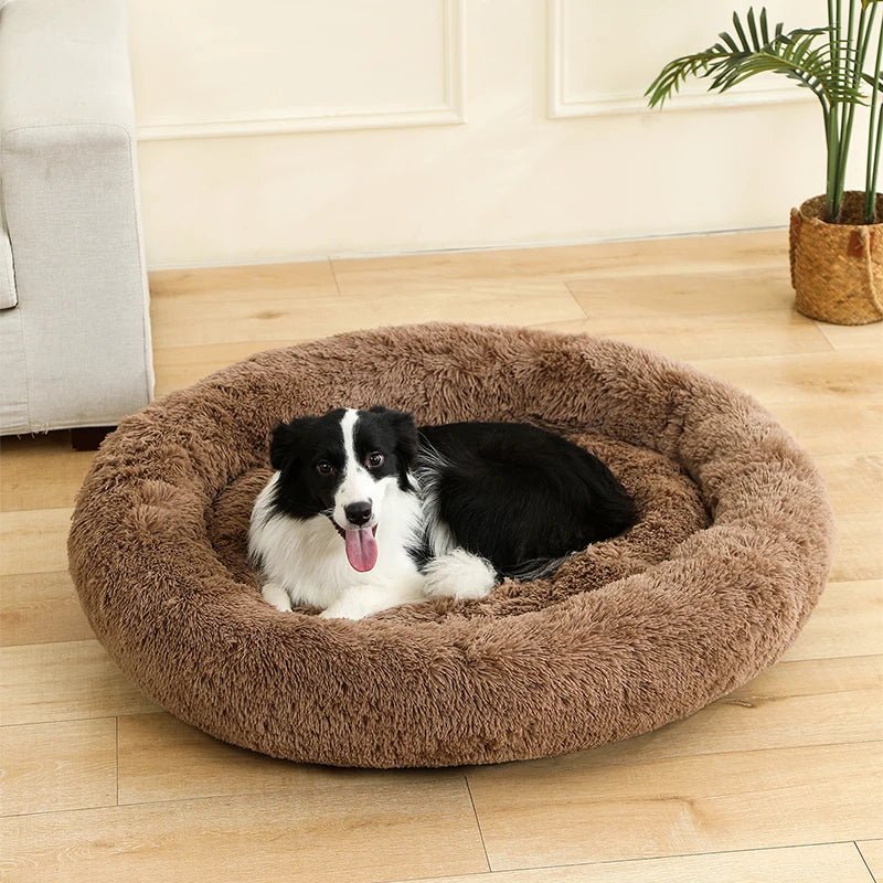Zachte Donut Hondenmand – Pluche Hondenmand en Kattenmand - Huisdieren Slaapcomfort - Duke & Scoop