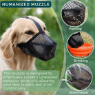 Zachte Muilkorf met Ademend Gaas - Duke & Scoop