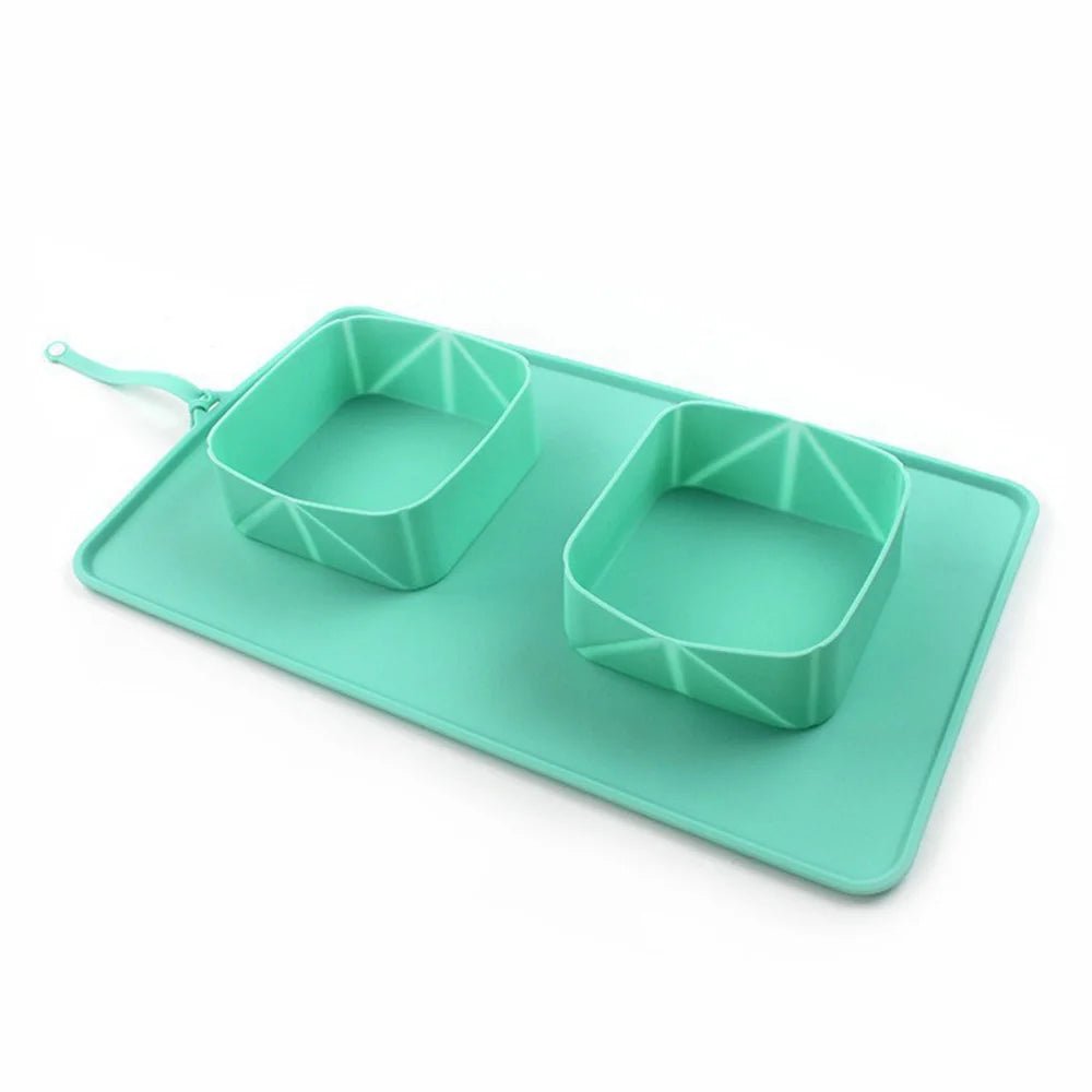 2 - in - 1 Opvouwbare Reisbak – Eten & Drinken To - Go - Duke & Scoop