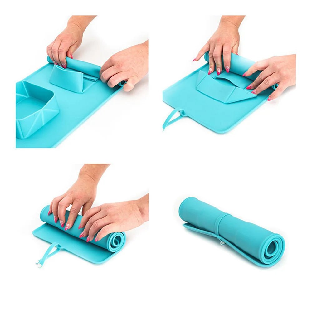 2 - in - 1 Opvouwbare Reisbak – Eten & Drinken To - Go - Duke & Scoop