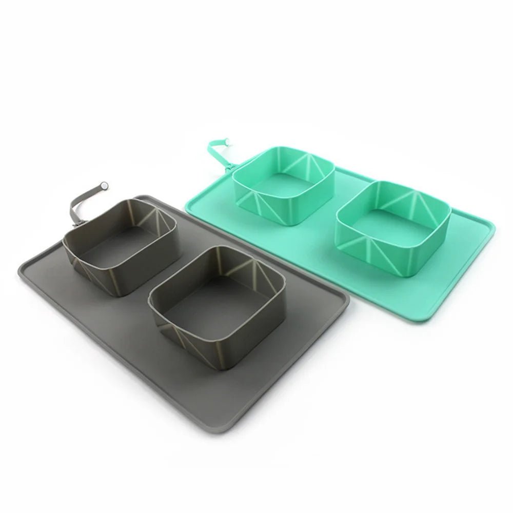 2 - in - 1 Opvouwbare Reisbak – Eten & Drinken To - Go - Duke & Scoop