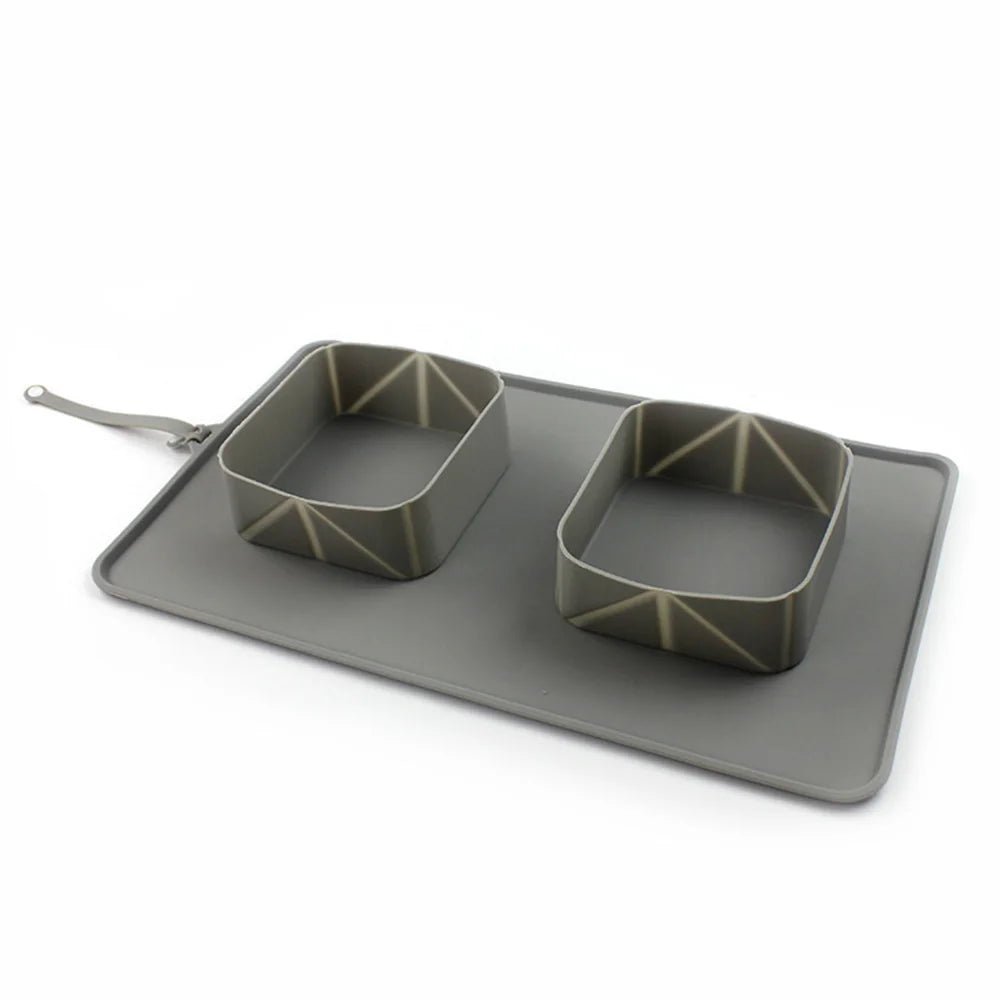 2 - in - 1 Opvouwbare Reisbak – Eten & Drinken To - Go - Duke & Scoop