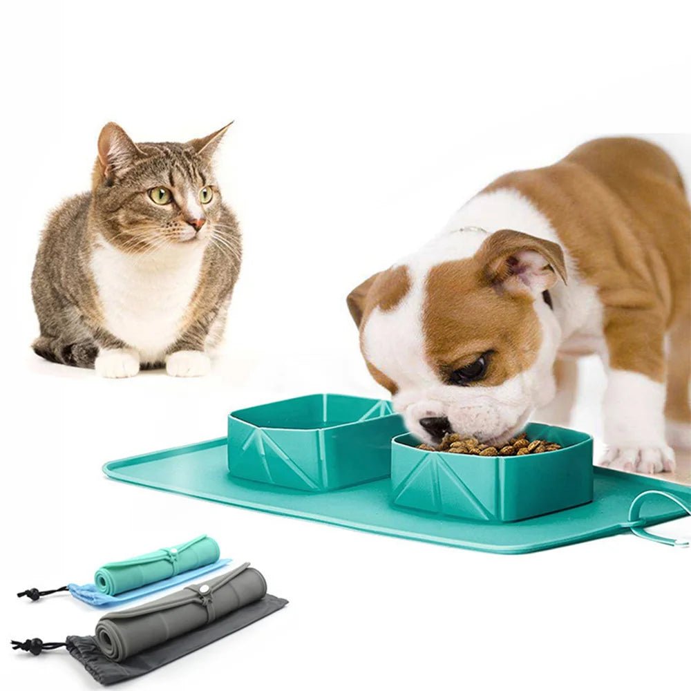 2 - in - 1 Opvouwbare Reisbak – Eten & Drinken To - Go - Duke & Scoop
