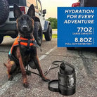 2.2L Draagbare Honden Waterfles met Drinkbak - Duke & Scoop