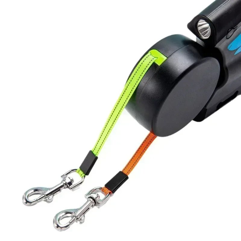 3 - in - 1 Duo Riem met Zaklamp - Duke & Scoop