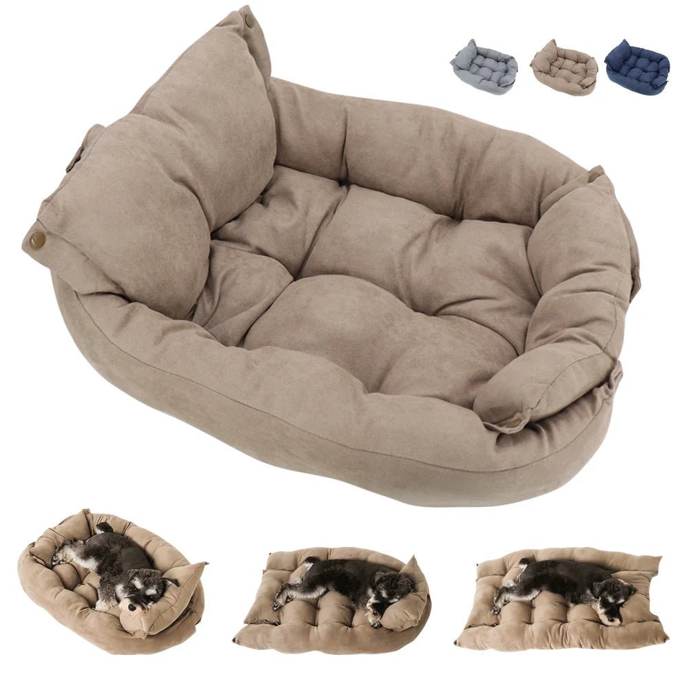 3 - in - 1 Hondenmand & Hondenbed – Zacht, Warm & Wasbaar Huisdierbed - Duke & Scoop