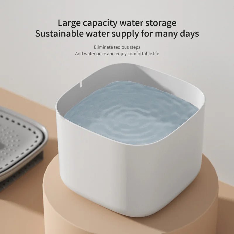 3L Automatische Katten Drinkfontein – USB & Fluisterstil - Duke & Scoop
