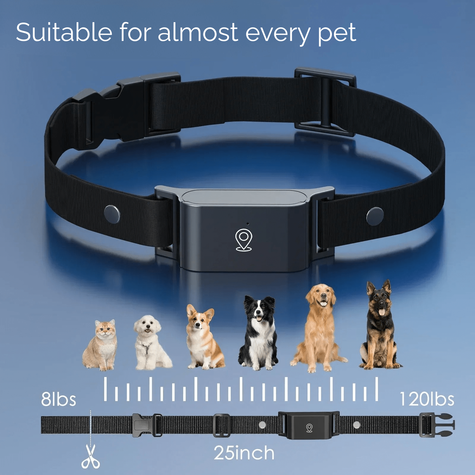 4G GPS Tracker voor Huisdieren – Waterdicht - Duke & Scoop