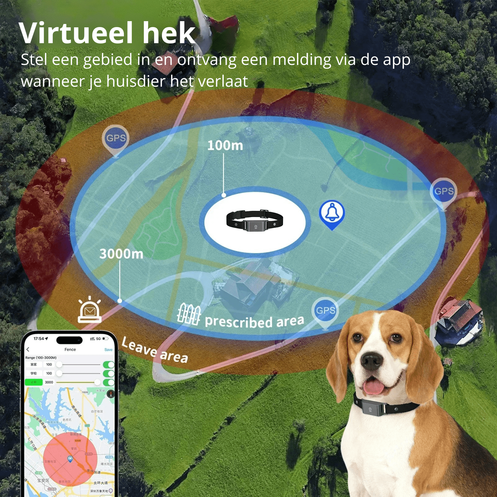 4G GPS Tracker voor Huisdieren – Waterdicht - Duke & Scoop
