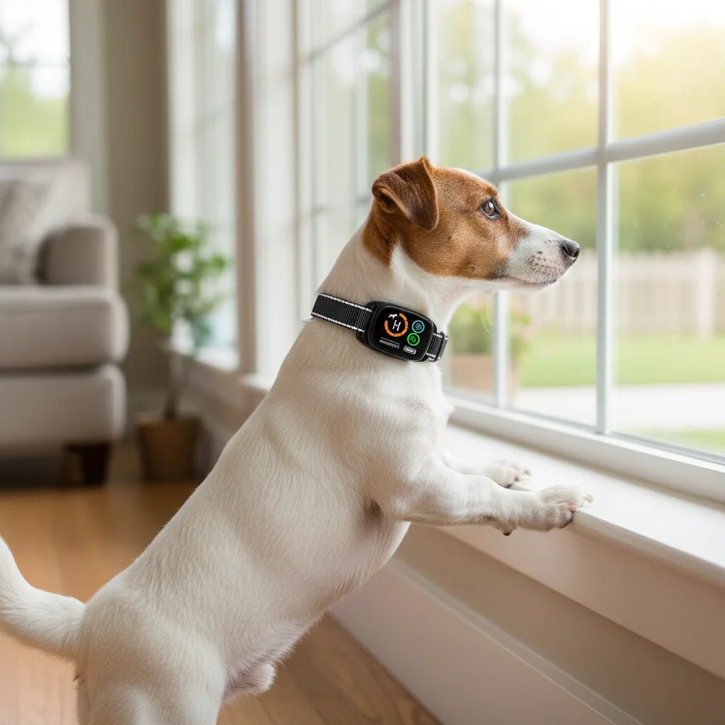 Anti - Blafband voor Honden met Sterke Vibratie, Oplaadbaar, Waterdicht, Zwart - Duke & Scoop