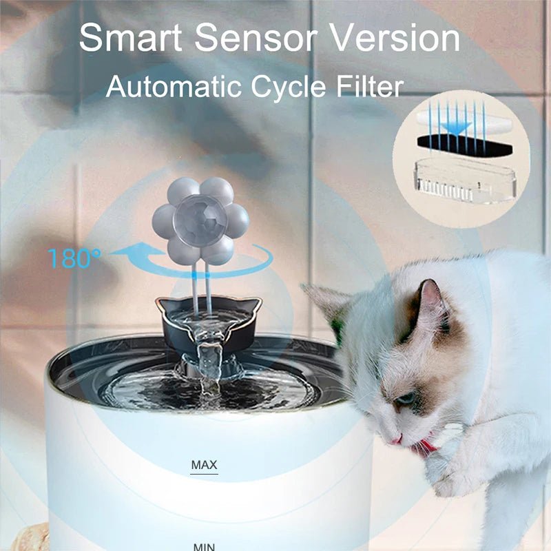 Automatische Drinkbak – Draadloze Drinkfontein voor Katten en Honden 2.2L - Duke & Scoop