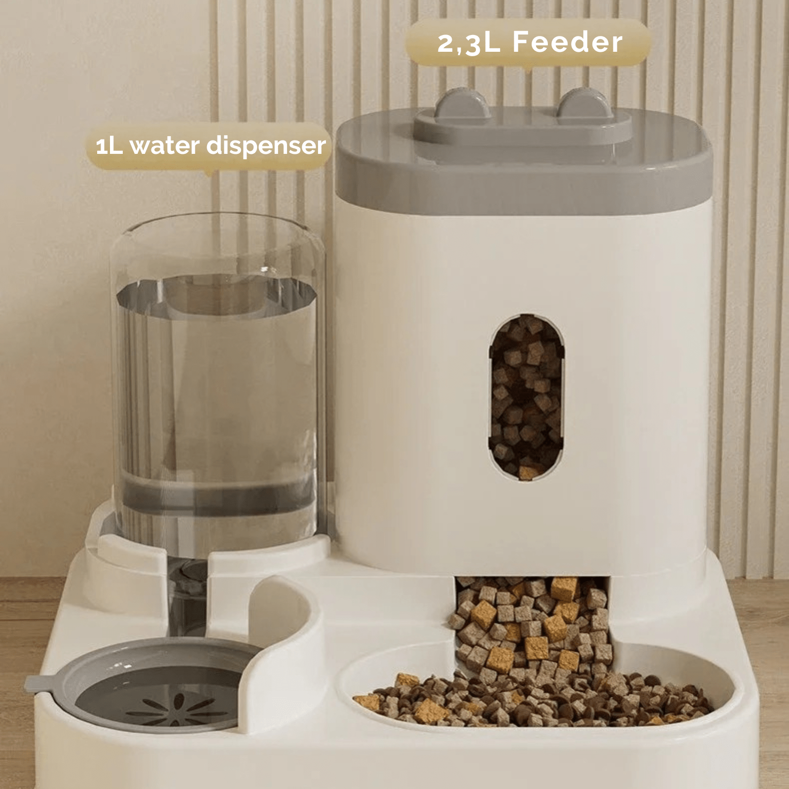 Automatische Water en Voederbak voor Huisdieren - Duke & Scoop