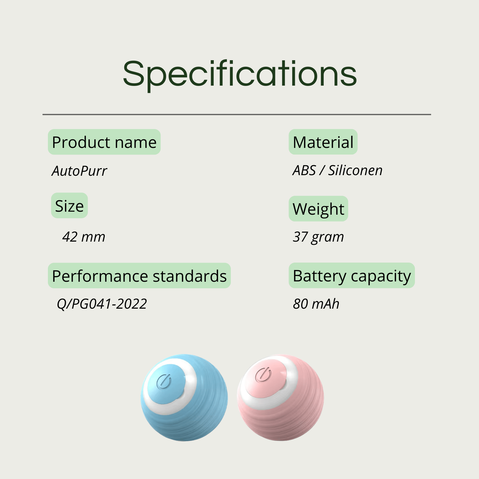 AutoPurr – Slimme Interactieve Kattenbal - Duke & Scoop
