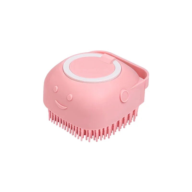 Badborstel met Shampoo Dispenser voor Honden & Katten - Duke & Scoop