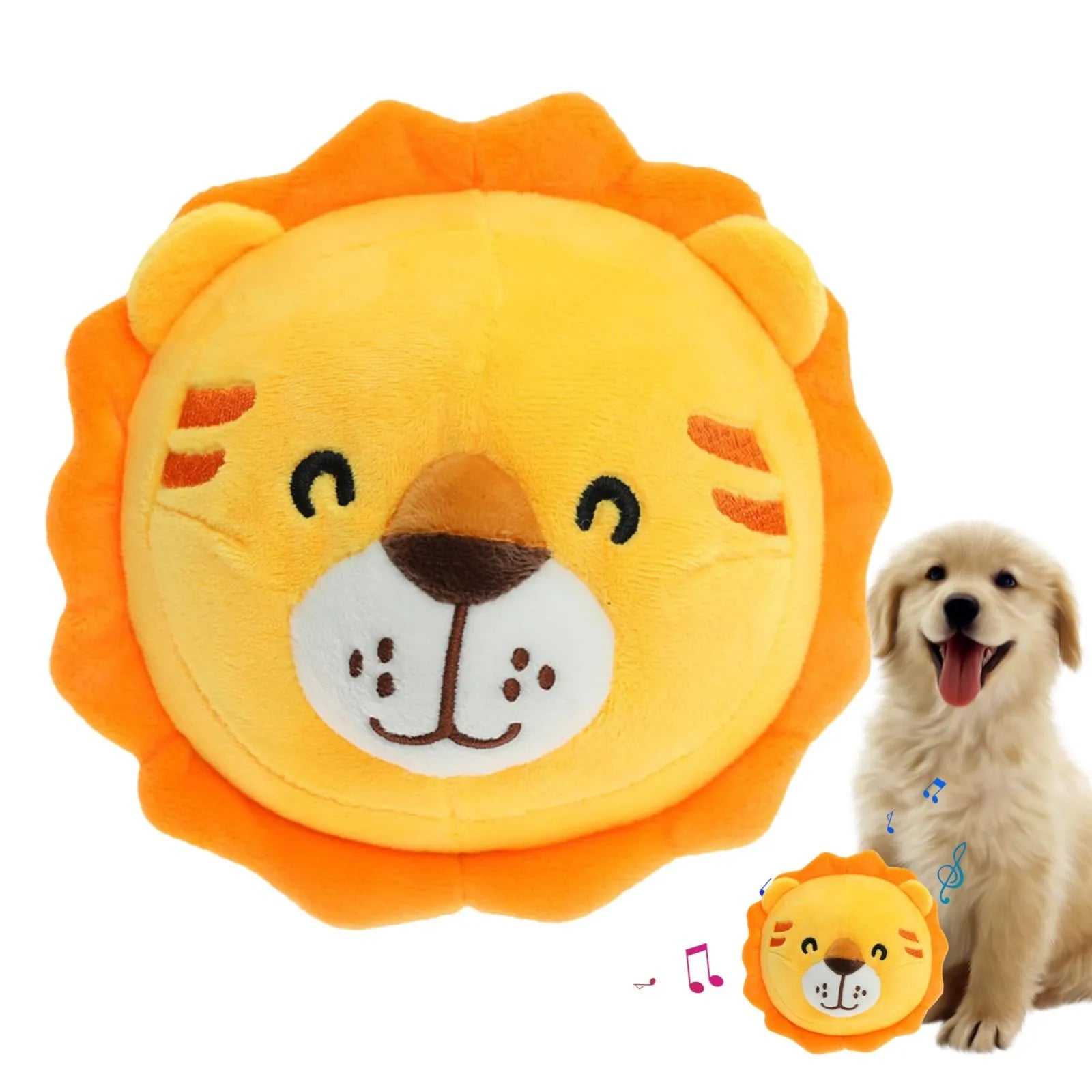 Bouncing Pet – Pluche Interactieve Speelbal voor Honden - Duke & Scoop