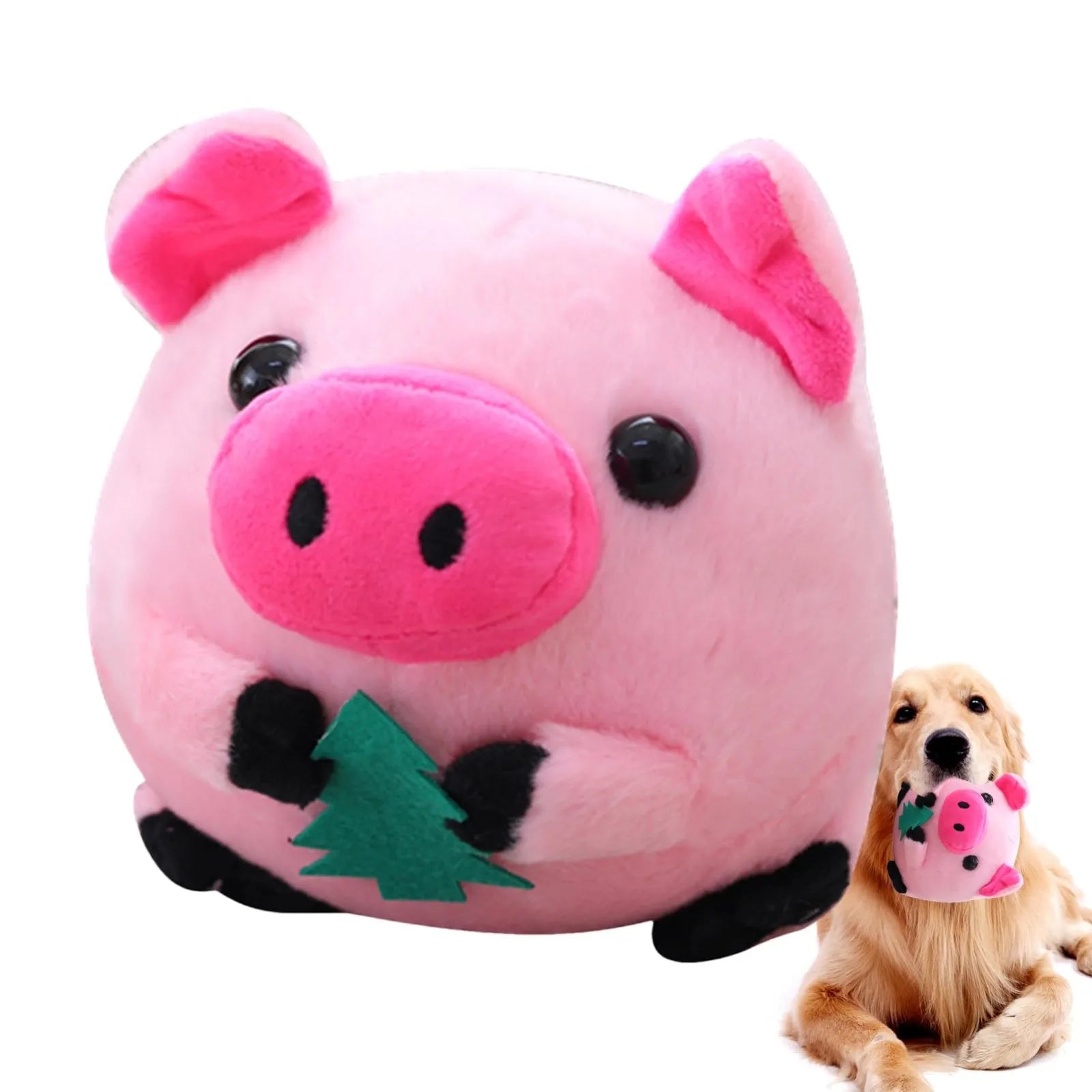 Bouncing Pet – Pluche Interactieve Speelbal voor Honden - Duke & Scoop