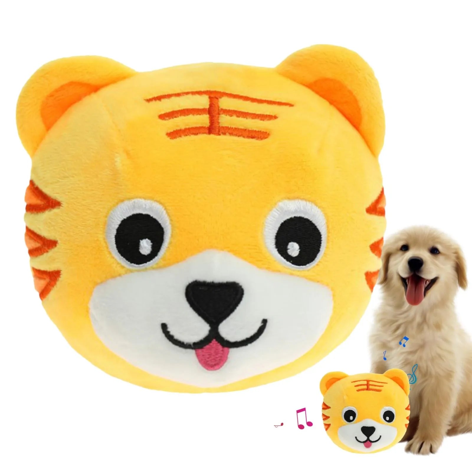 Bouncing Pet – Pluche Interactieve Speelbal voor Honden - Duke & Scoop