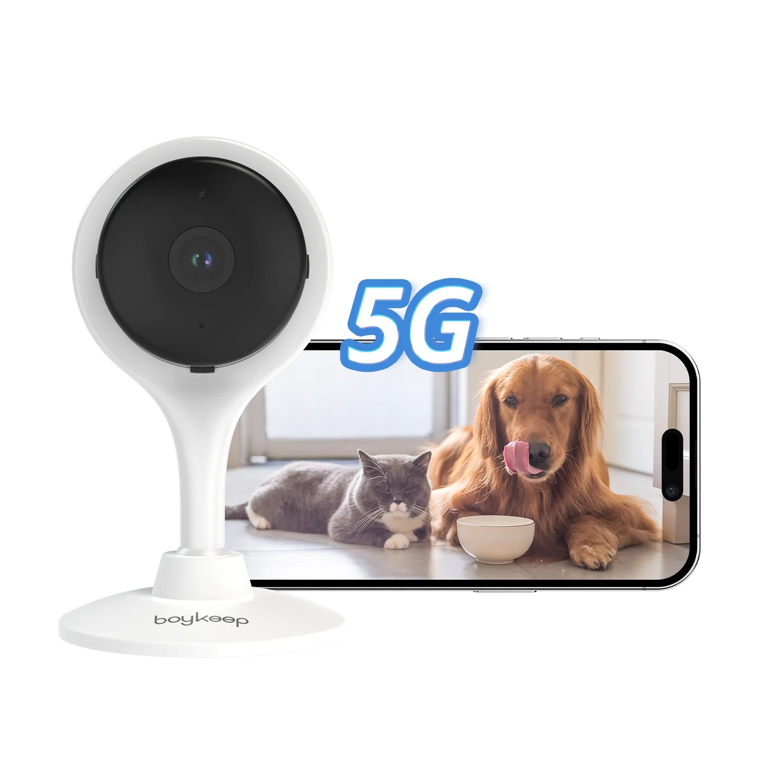 Boykeep Beveiligingscamera met App – Wifi Huisdiercamera - Duke & Scoop