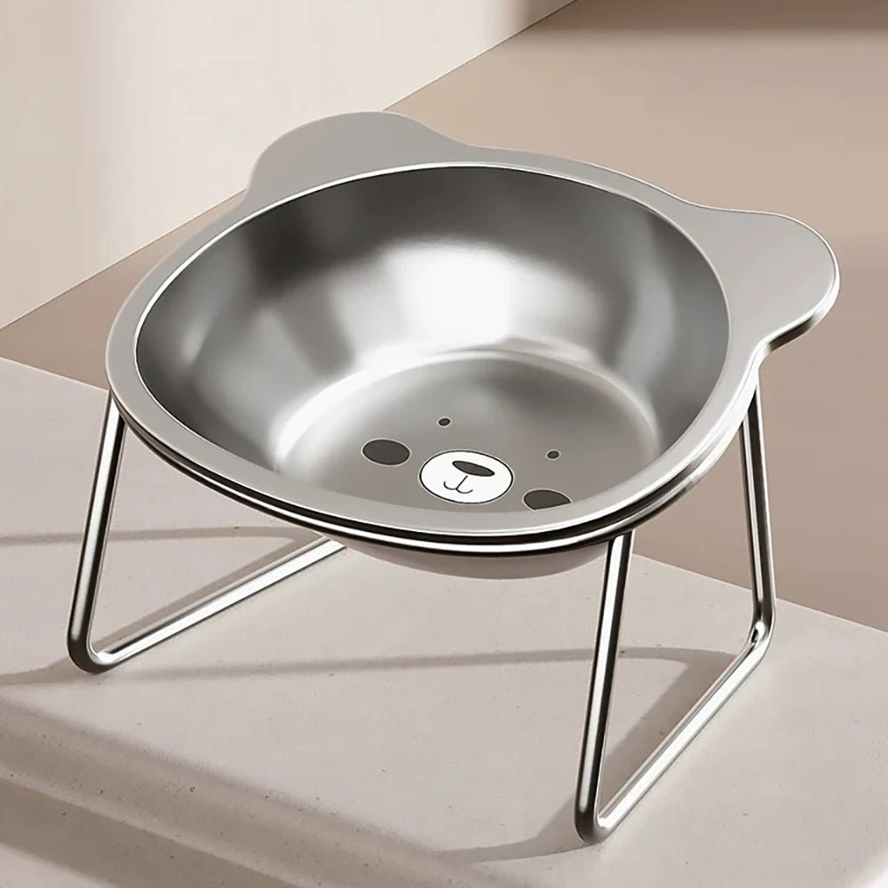 Comfort Bowl Verhoogde RVS Kattenbak - Duke & Scoop