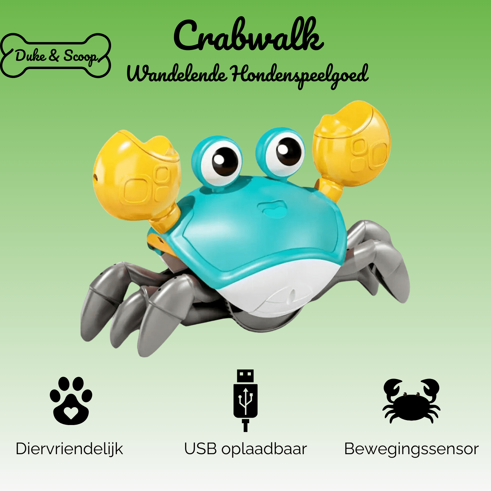 Crabwalk - Speelgoed voor Honden - Duke & Scoop