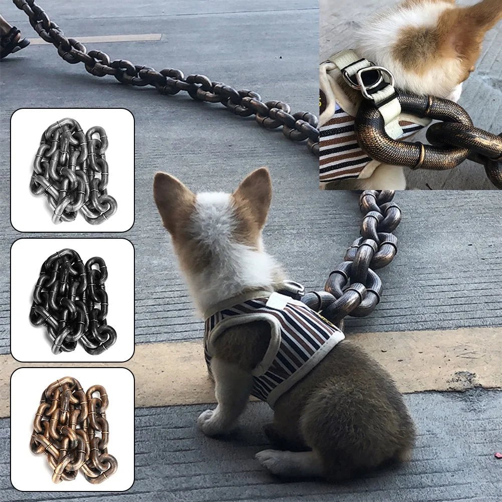 DogsChain - Realistische riem van IJzer - Duke & Scoop