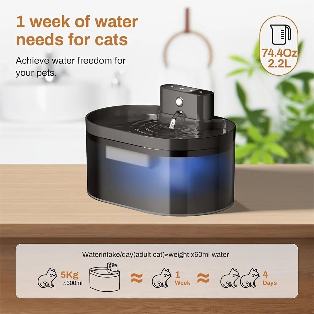 Draadloze Automatische Huisdieren Waterdispenser - Duke & Scoop