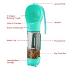Draagbare 3 - in - 1 Waterfles voor Hond – Drinkbak & Poepzakhouder - Duke & Scoop