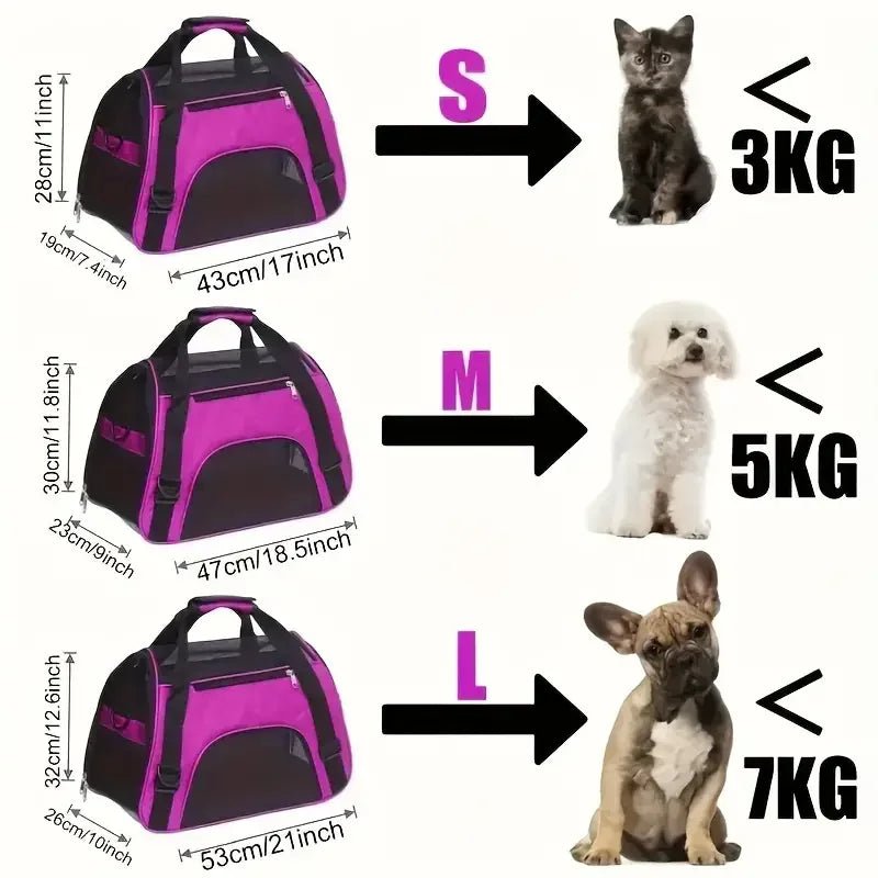 Draagbare Reistas voor Hond & Kat - Duke & Scoop