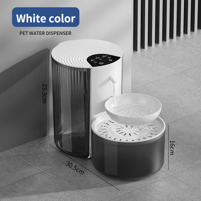 Drinkfontein voor Katten en Honden - 3L Automatische en Draadloze Drinkbak - Duke & Scoop