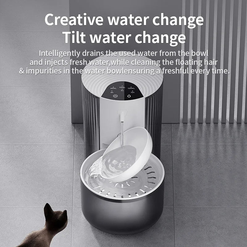 Drinkfontein voor Katten en Honden - 3L Automatische en Draadloze Drinkbak - Duke & Scoop
