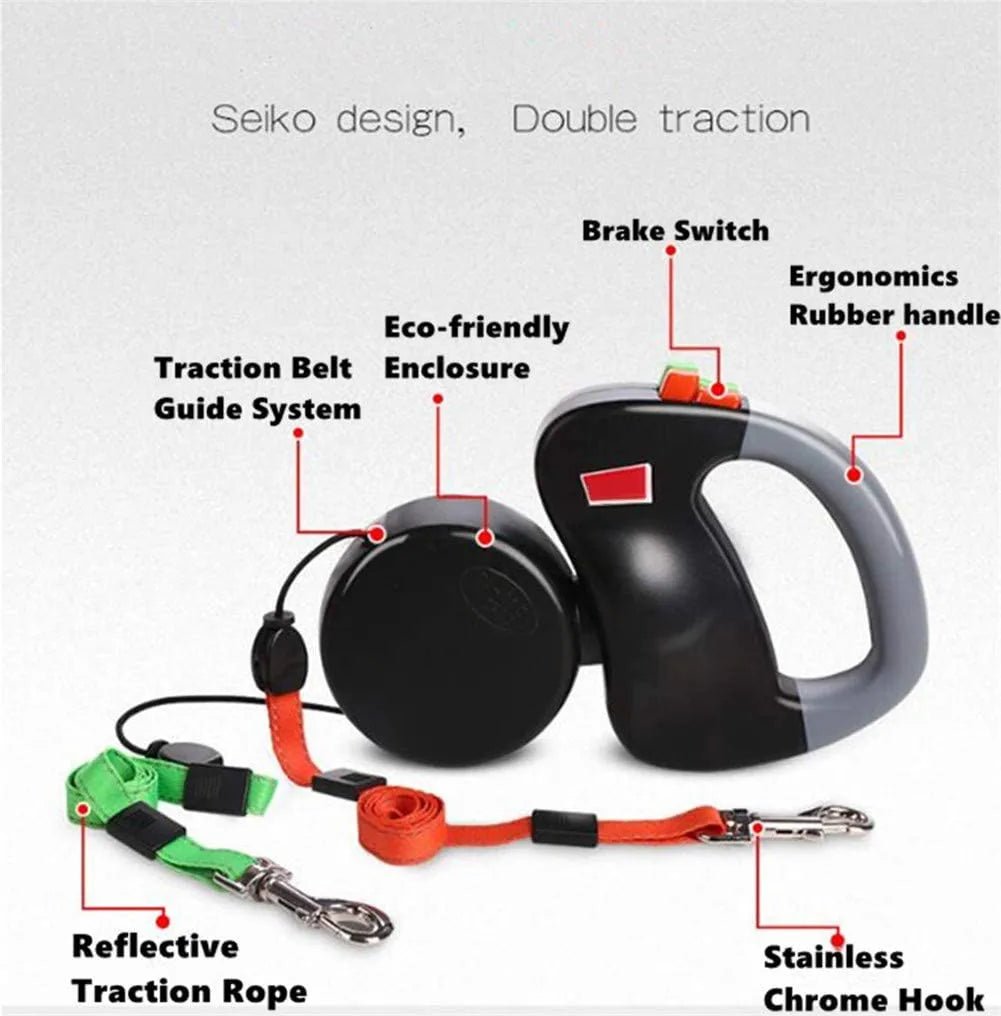 Dualleash - Anti Twist Riem - Duke & Scoop