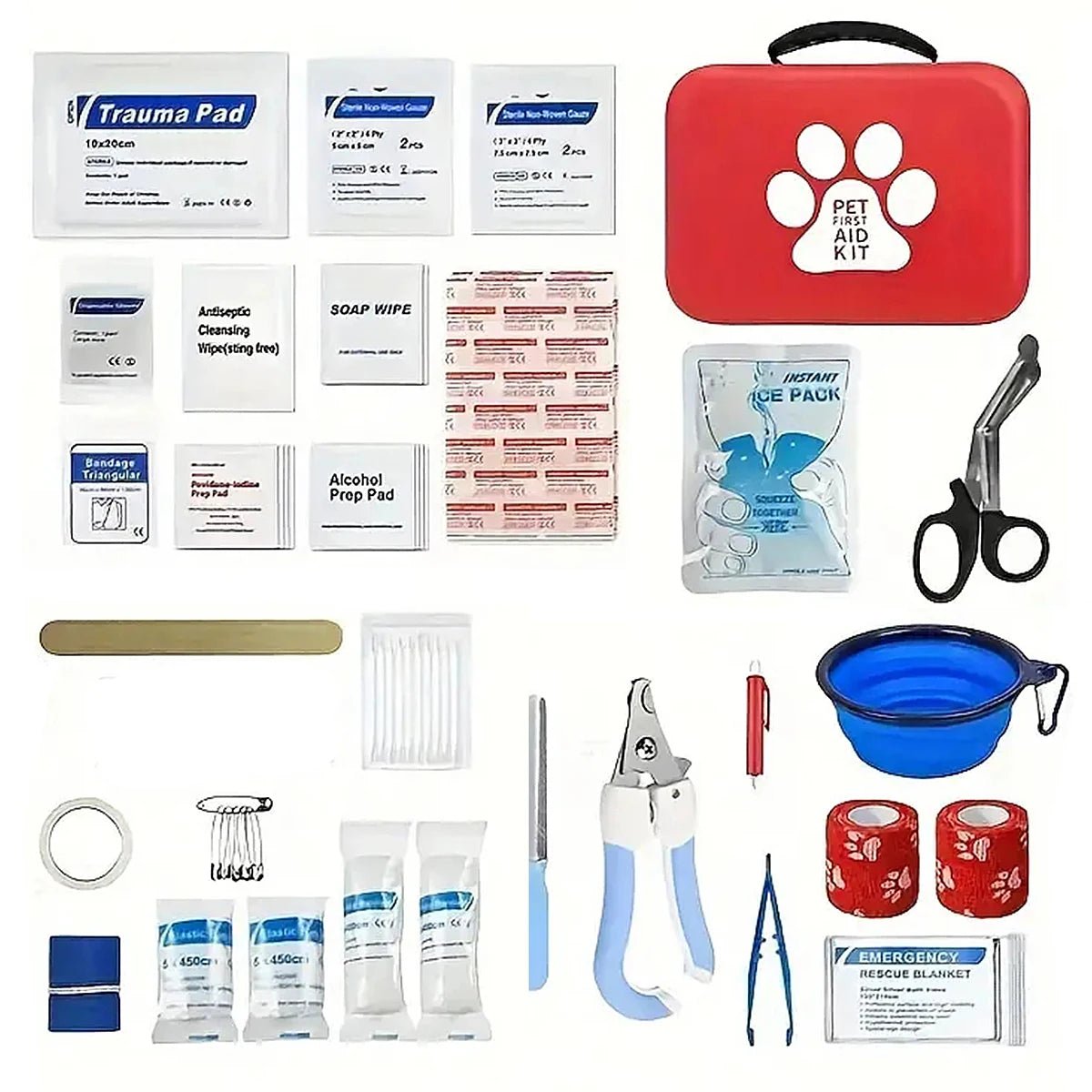 Eerste Hulp Set voor Honden en Katten – Compact EHBO Kit voor Huisdieren - Duke & Scoop