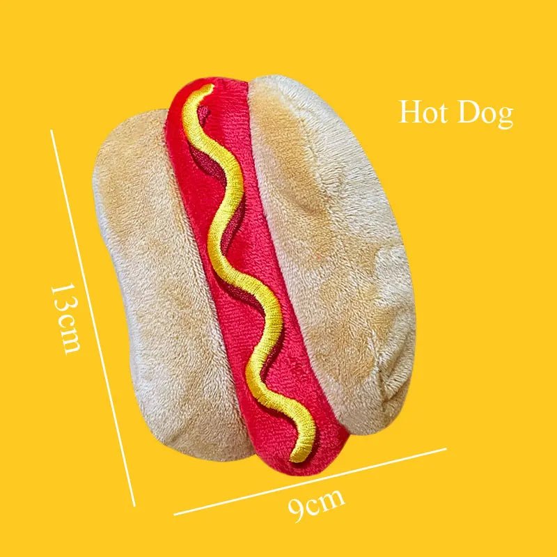 Fastfood Fun voor je Hond – Zacht Pluche Speeltje - Duke & Scoop
