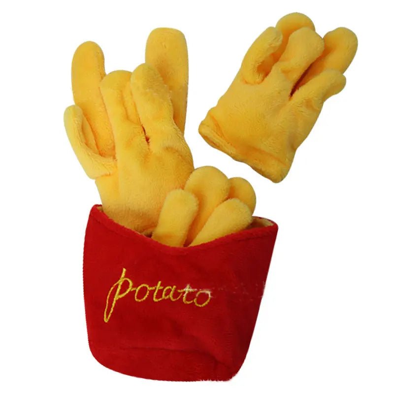 Fastfood Fun voor je Hond – Zacht Pluche Speeltje - Duke & Scoop