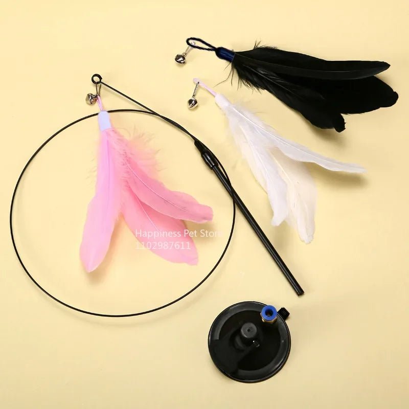 FeatheryFun - Kattenspel met Zuignap - Duke & Scoop