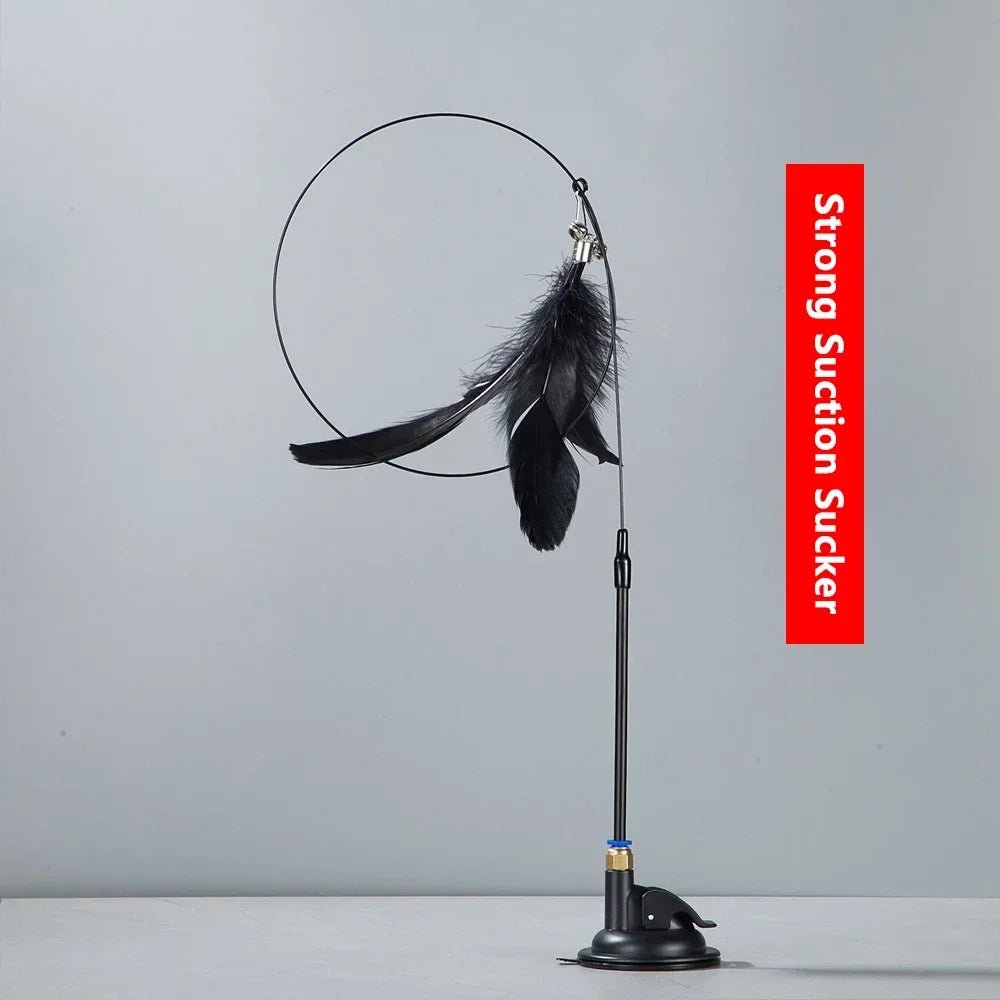 FeatheryFun - Kattenspel met Zuignap - Duke & Scoop