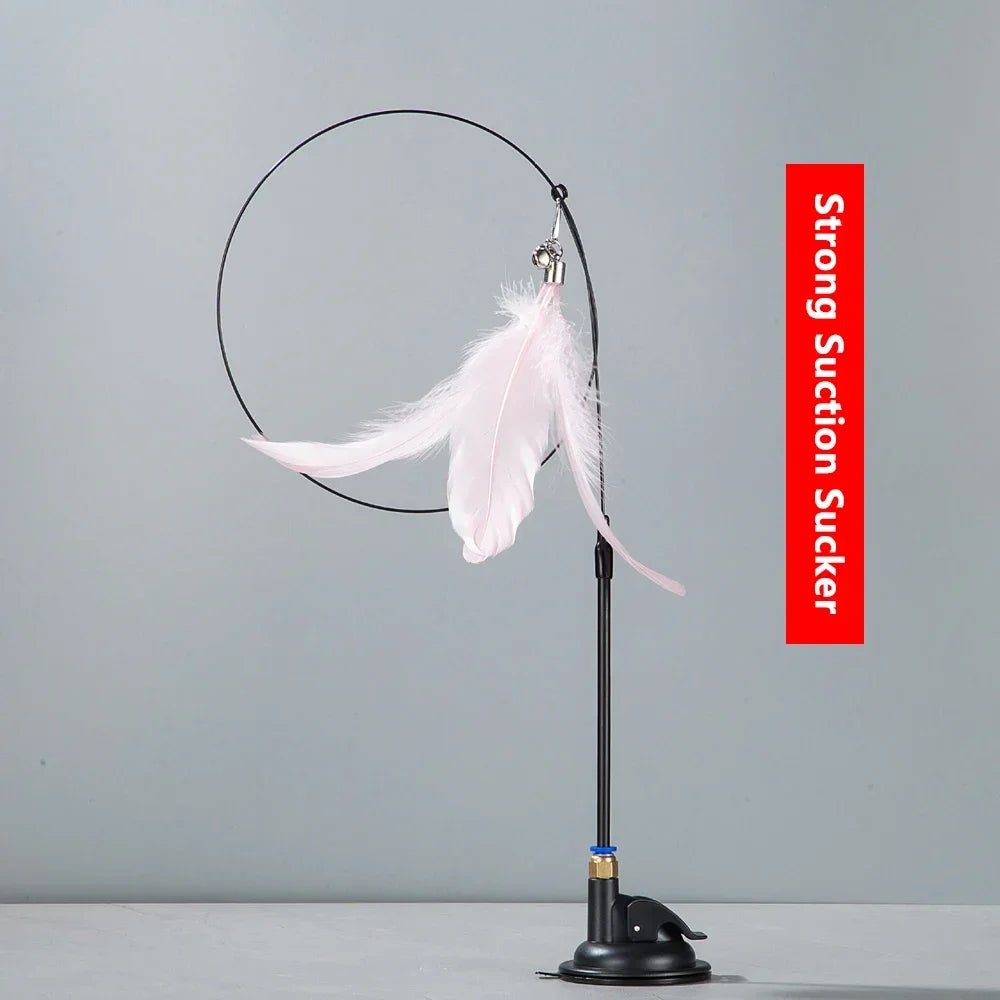 FeatheryFun - Kattenspel met Zuignap - Duke & Scoop