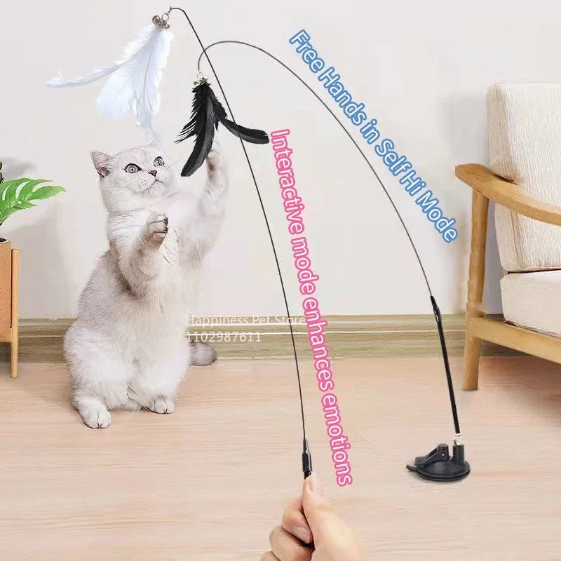 FeatheryFun - Kattenspel met Zuignap - Duke & Scoop