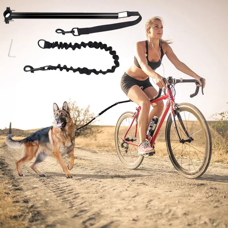 Fiets hondenriem met Metalen Bevestiging - Duke & Scoop
