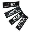 Gepersonaliseerde Klittenband Naamlabel voor Hondentuig - Duke & Scoop