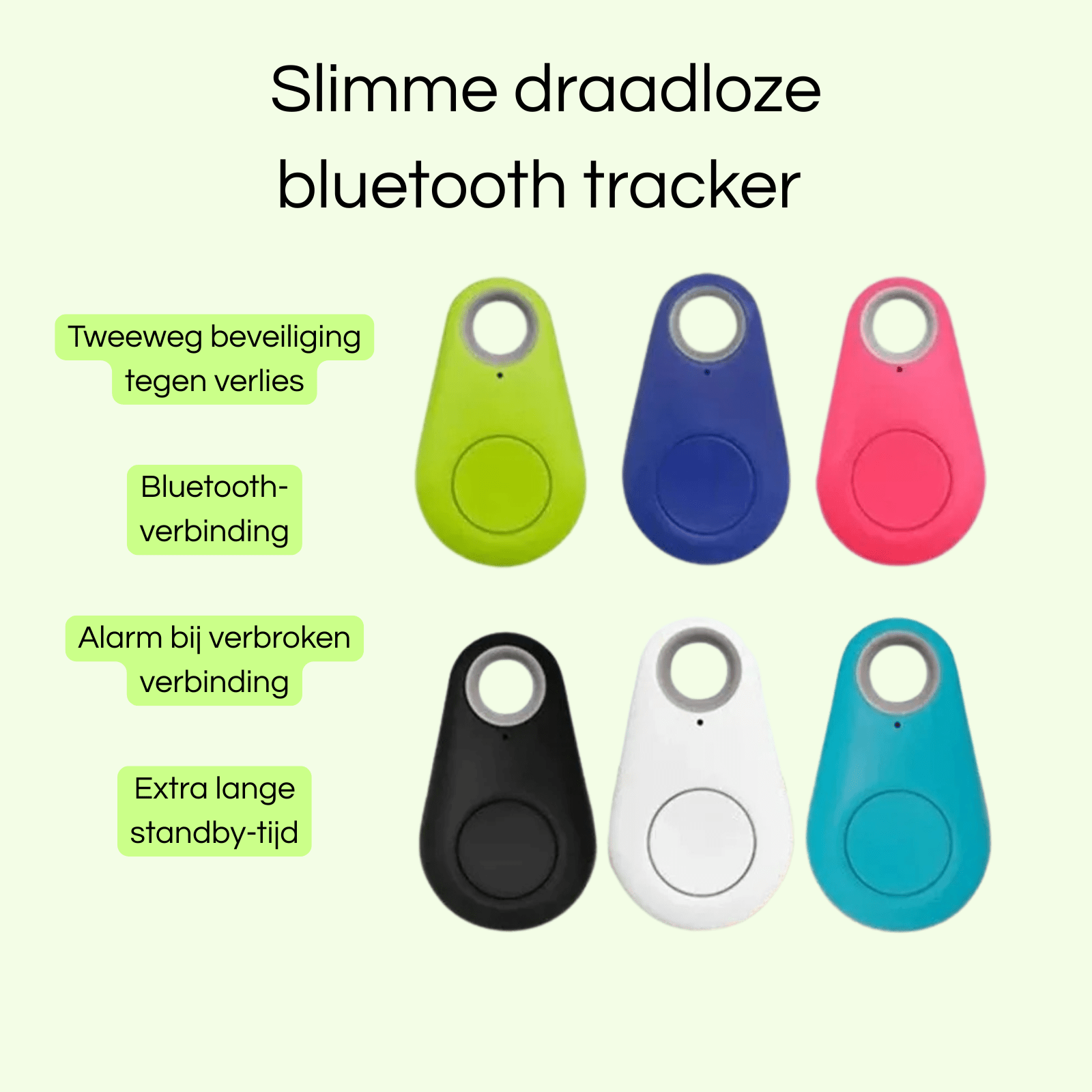 GPS Tracker Mini – Slimme Draadloze Tracker - Duke & Scoop